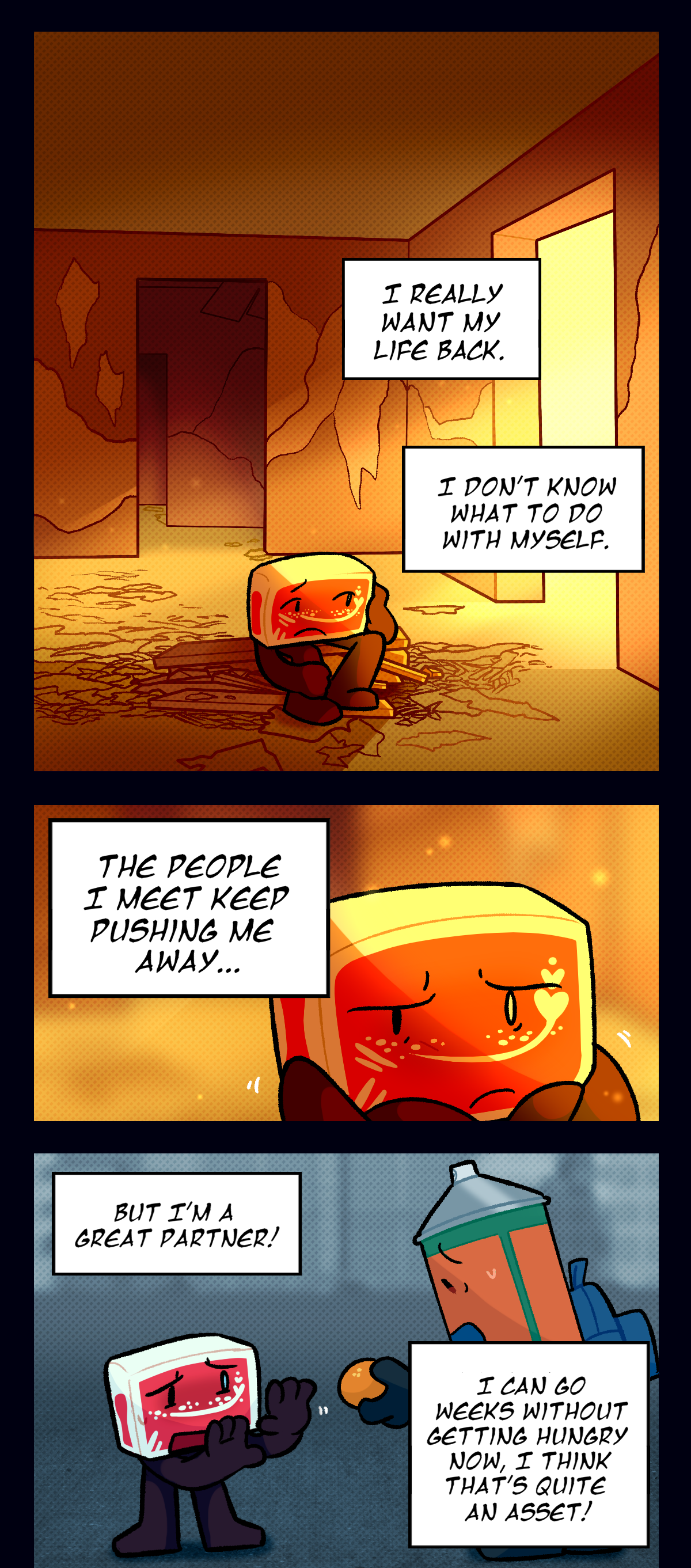 Objectified object show web comic, episode 36, wagyu, Invisible