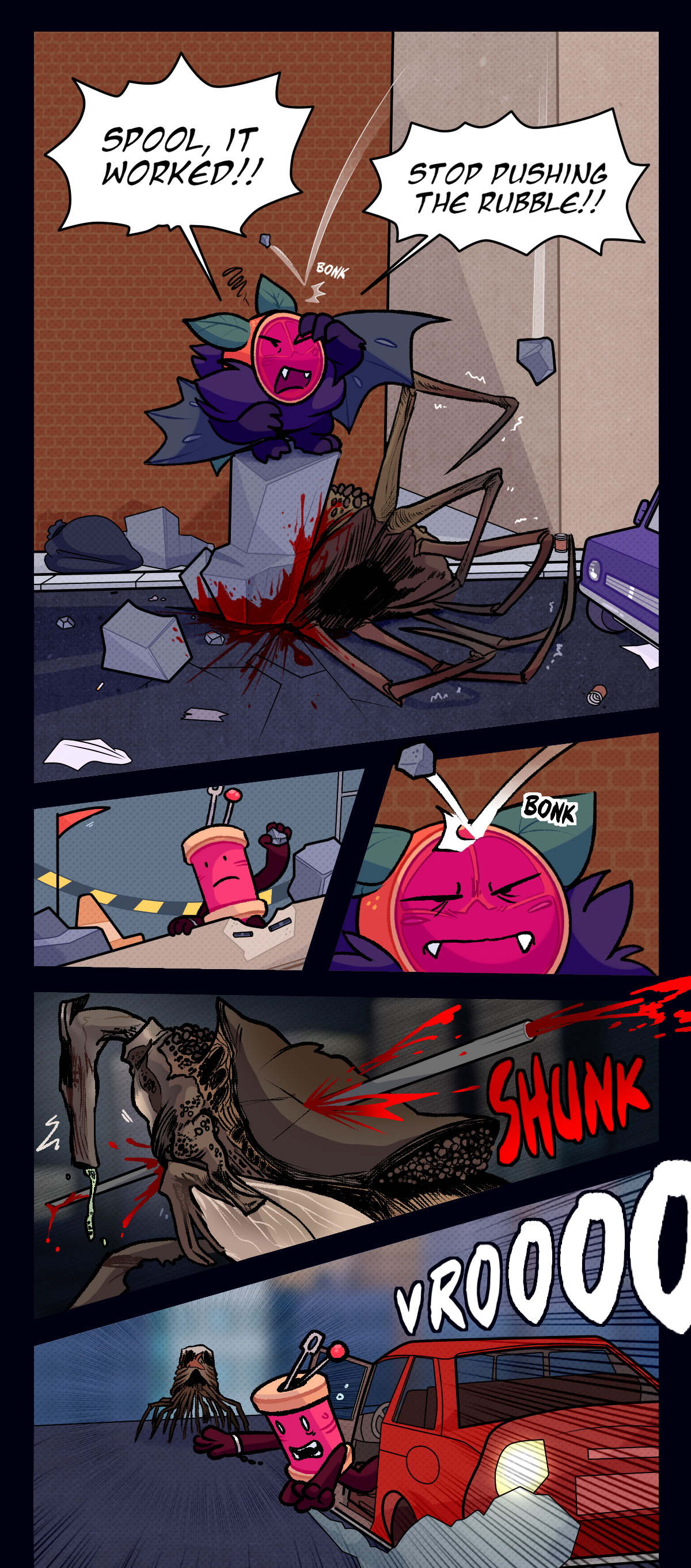 Objectified object show web comic, episode 31, Metamorphose, Spool, Citrus