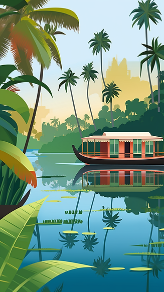Ydyar_vector_art_of_kerala_houseboat_in_backwaters_503e7609-de92-4470-b97f-bab79048f32b.pn