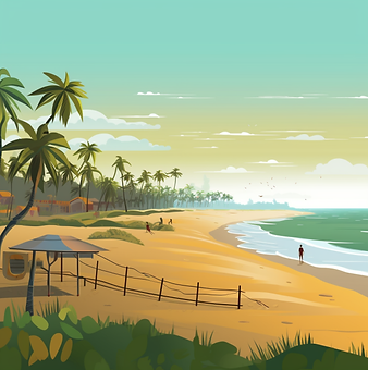 Ydyar_vector_illustration_of_alapuzha_beach_kerala_cebdcd21-7a31-43b5-b7e9-61971e9bc73c.pn