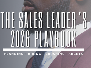 The Sales Leader's 2026 Playbook