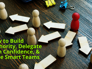 Delegate to grow