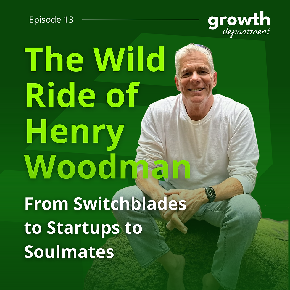 episode 13 of growth dept podcast henry woodman