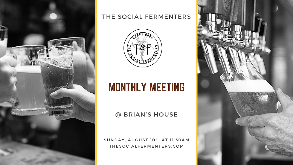 Mark Your Calendars: The Social Fermenters Meet on August 10th!