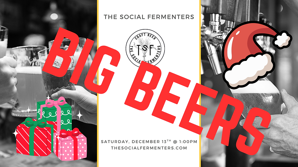 🎄 Cheers to the New Year! Big Beers, Barrel-Aged Stouts, and Our End-of-Year Bash! 🥃