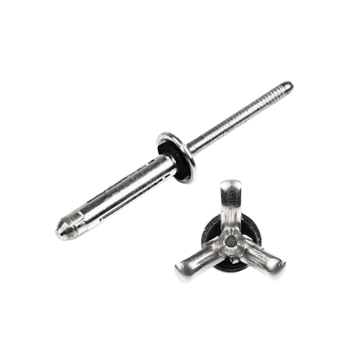 specialty blind rivets, tri bulb rivets, t rivets, plastic rivets