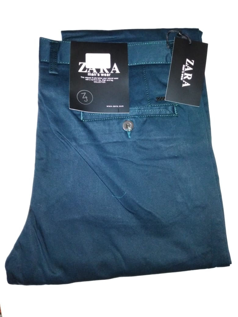 Thumbnail: Zara khaki pants trousers