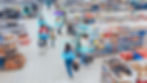 AI-powered Mock-up CCTV Footage in Supermarket_ People Shopping in a Grocery Store. Multip