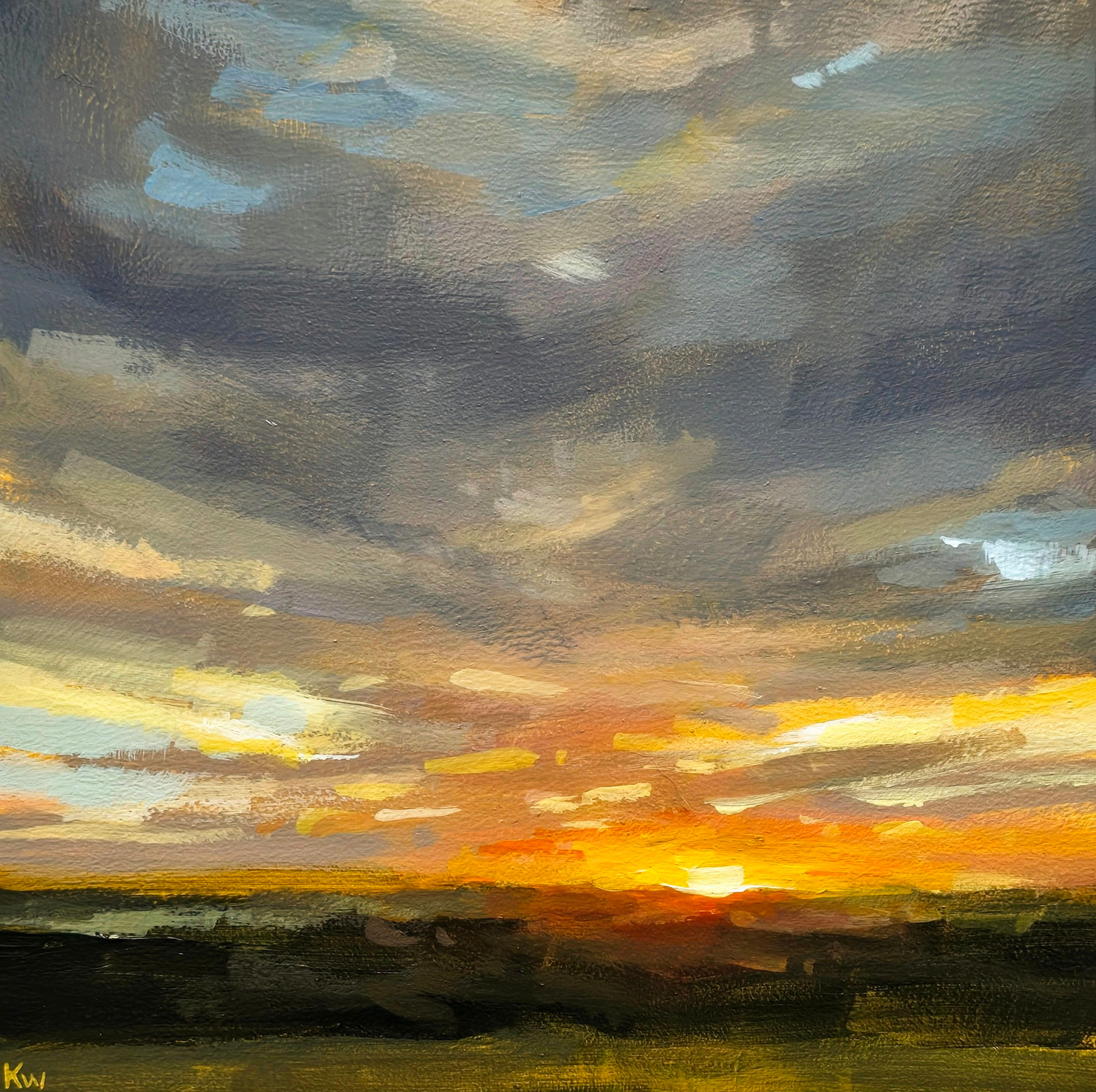 Sunset Over the Hedge