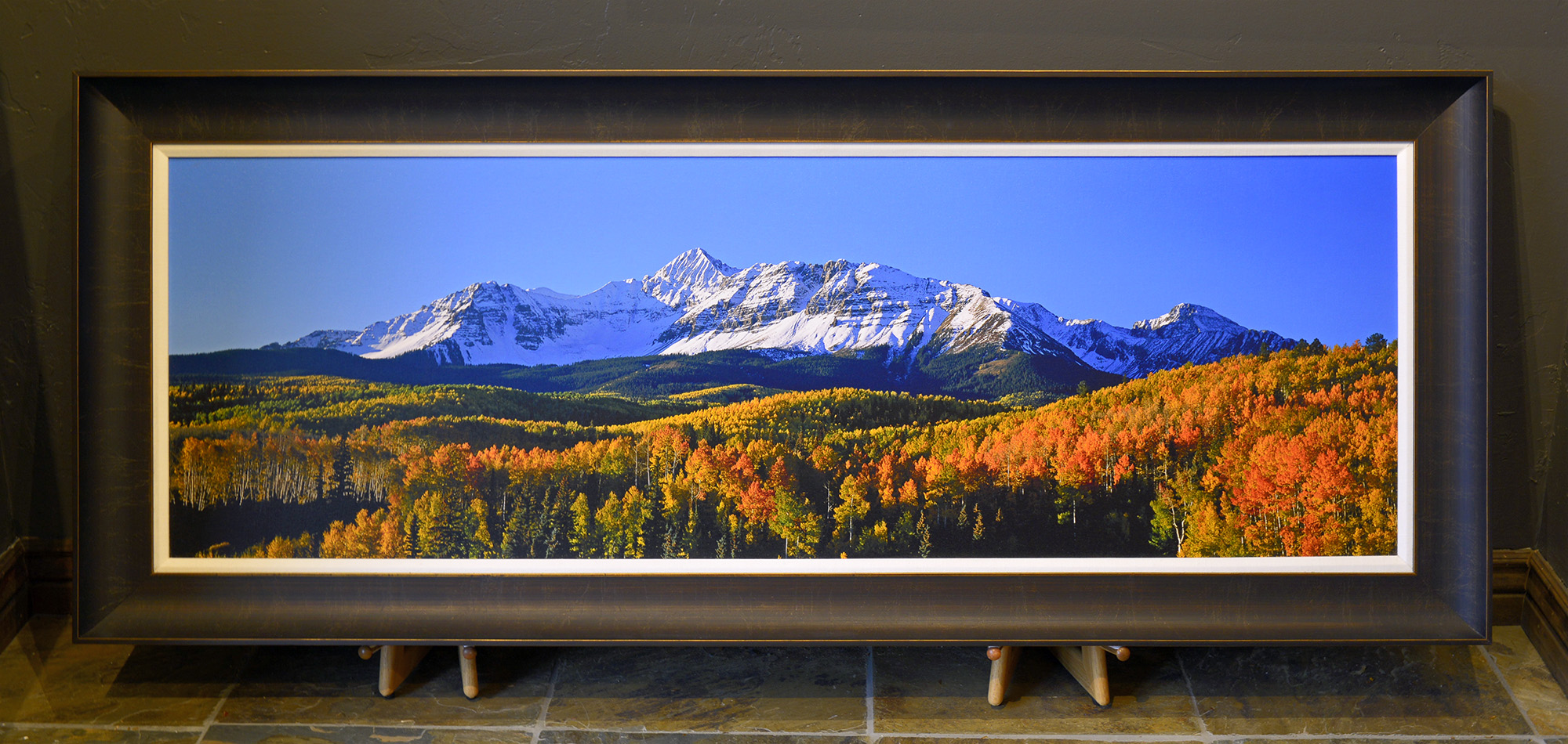 20x60 Black with Copper frame and white liner