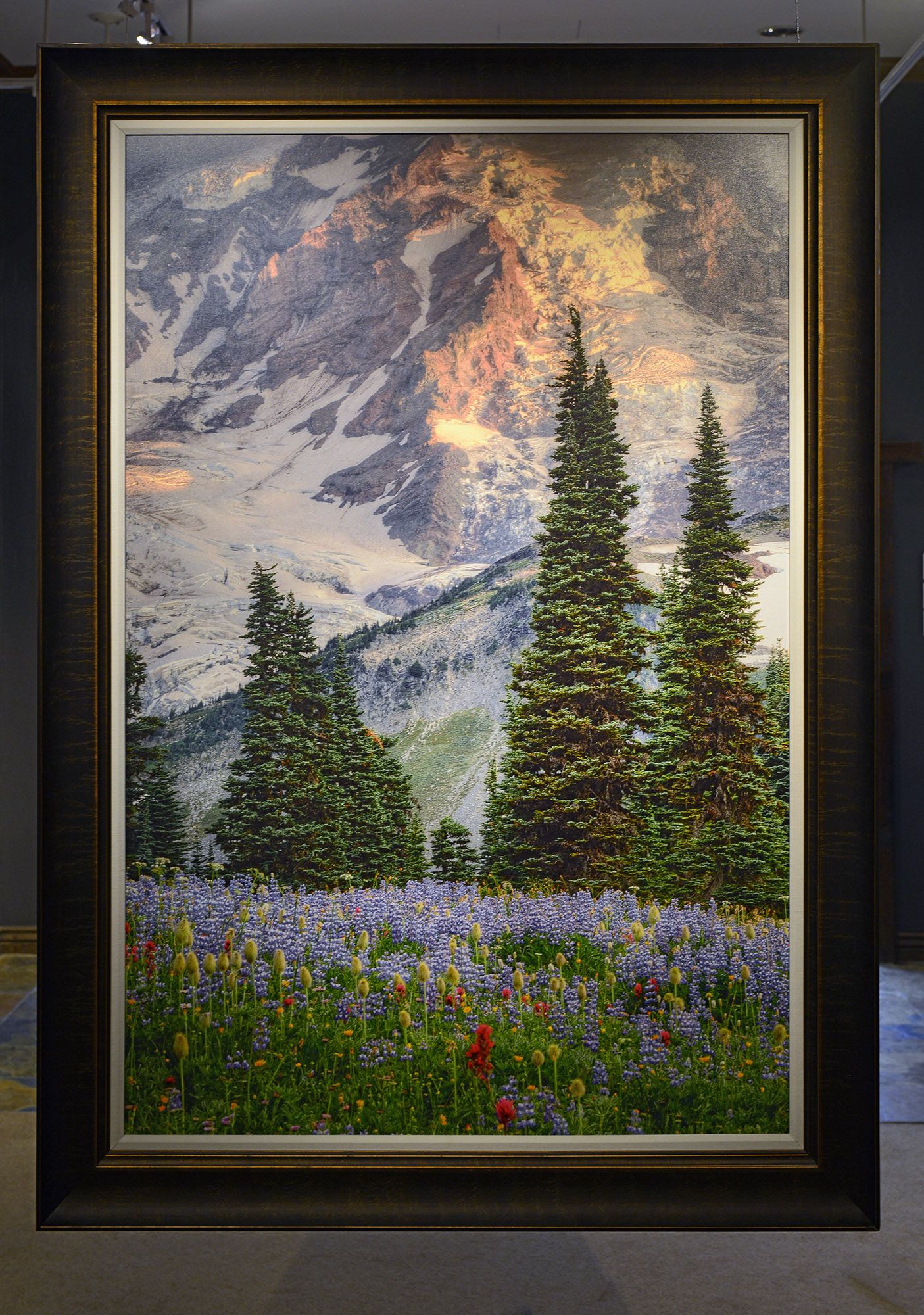 40x60 Double Black with Copper frame (inner frame) and white liner