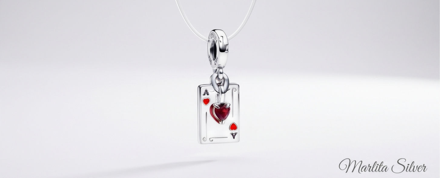 Ace of Hearts Charm