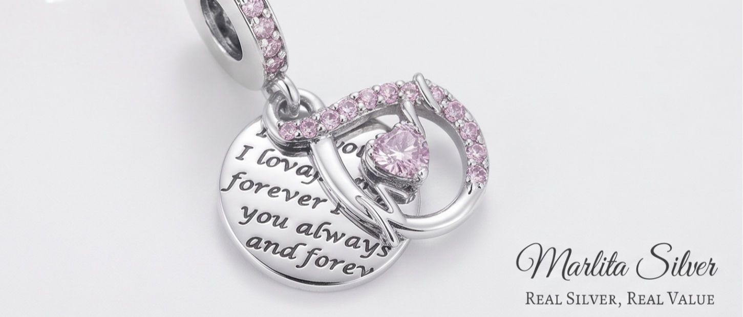 Forever Love "MOM" Infinity Charm