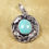 Thumbnail: Turquoise & Silver Pendant