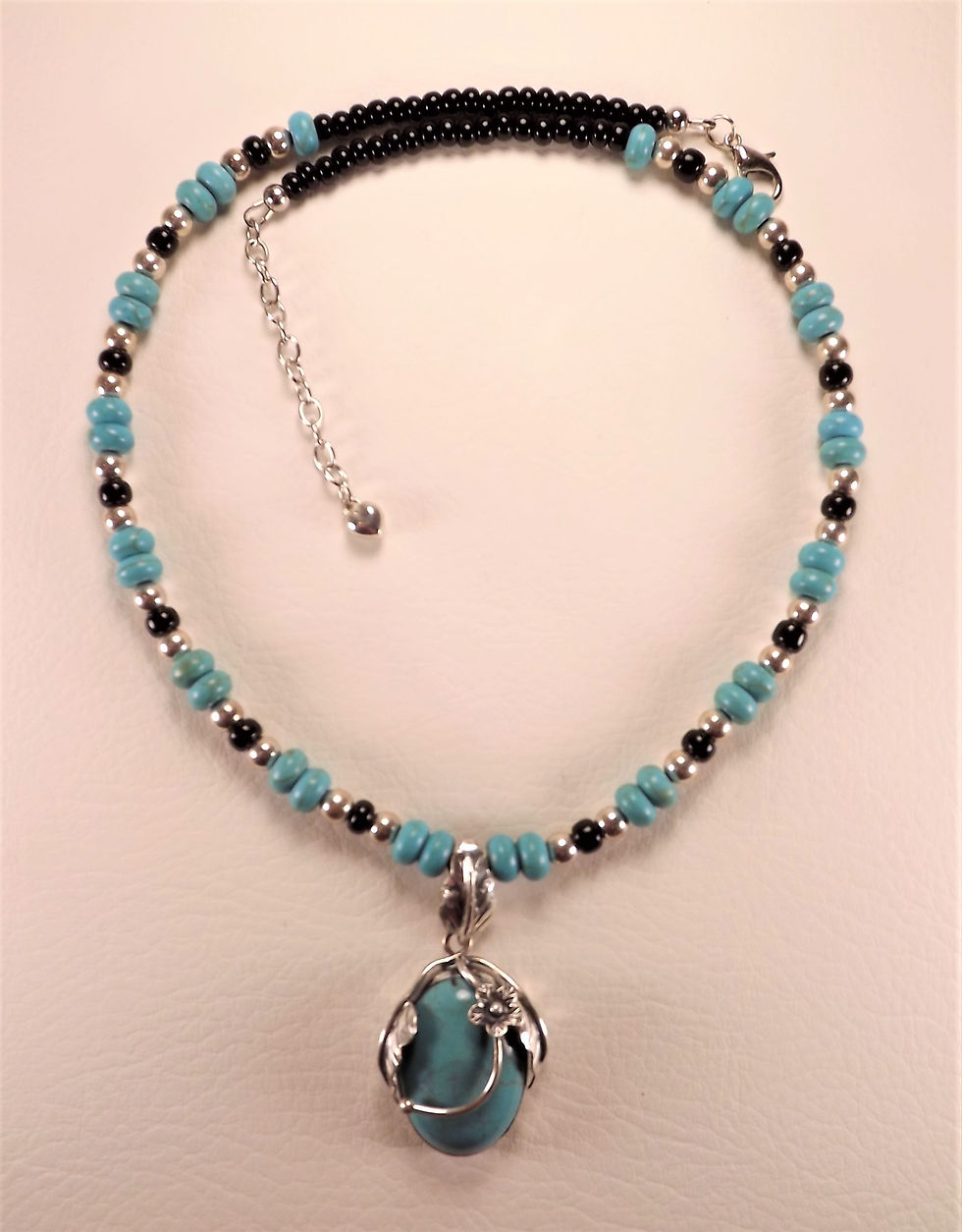 Vintage Turquoise Pendant Necklace