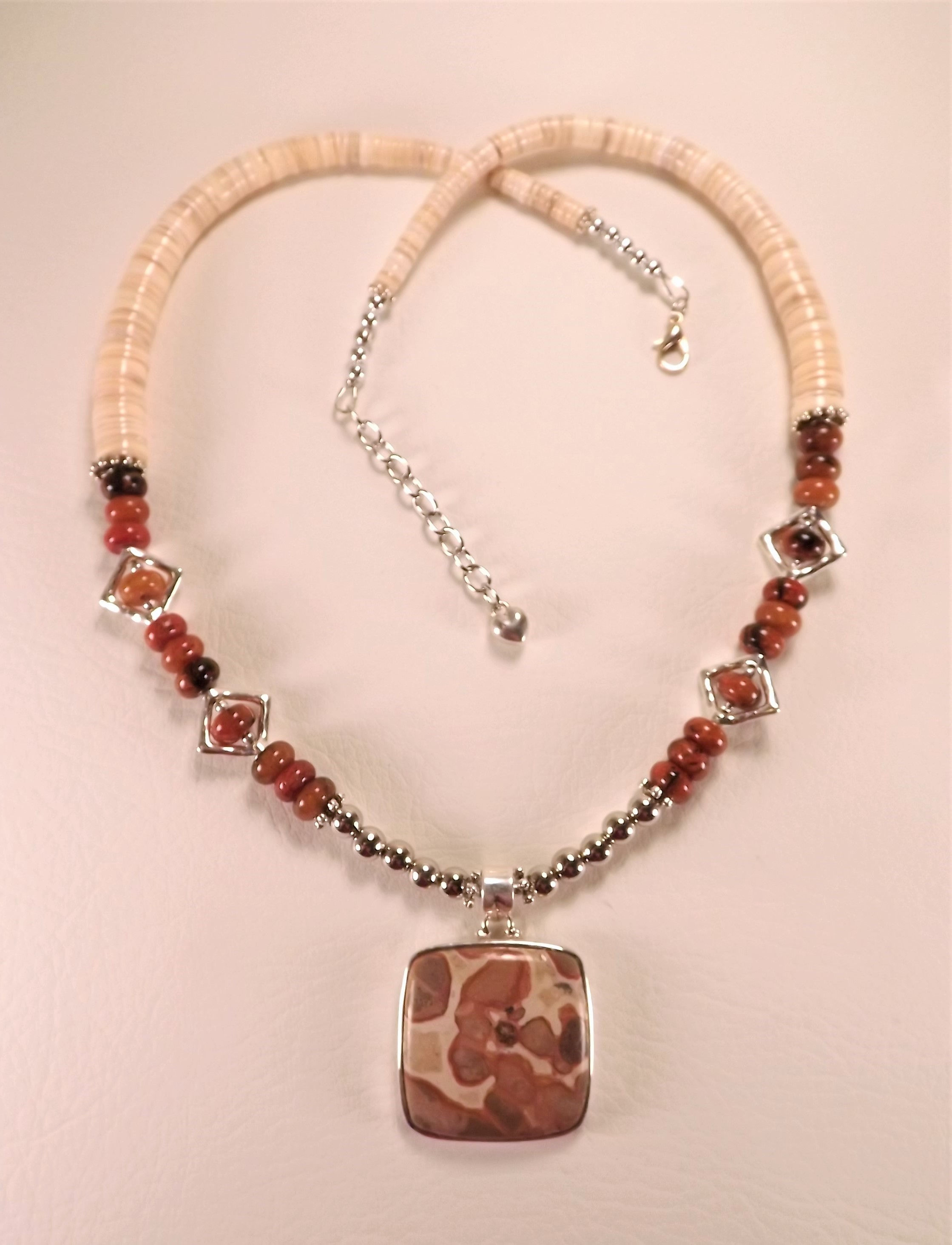 Mexican Birds Eye Jasper Necklace