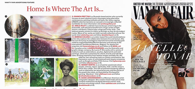 VANITY FAIR UK Home is Where the Art is-