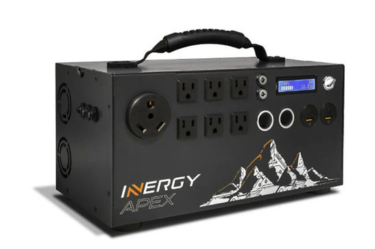 Inergy Apex 2000 solar generator and portable power station designed for off-grid camping, RV trips, and home backup power
