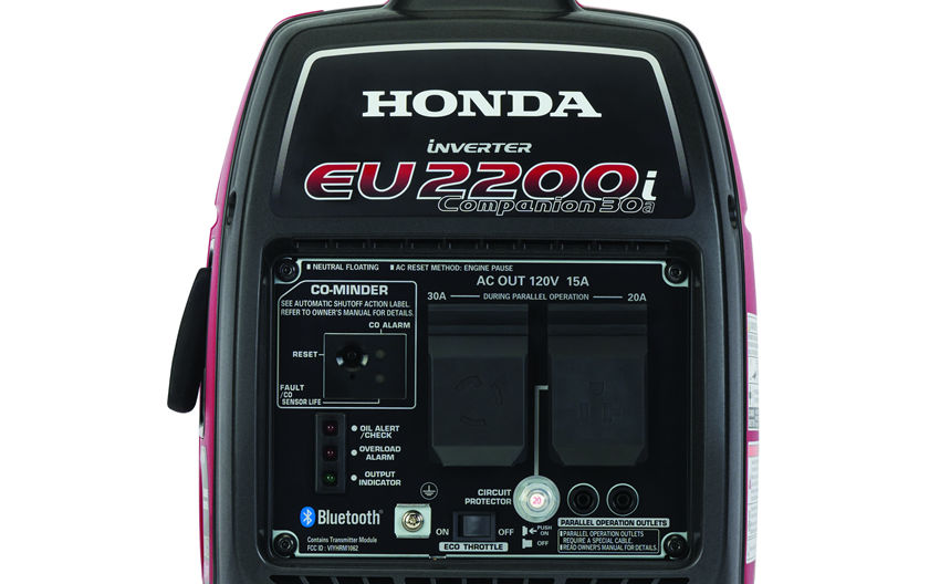 Honda EU2200i Companion portable inverter generator – 2200W quiet and fuel-efficient generator with parallel capability for h