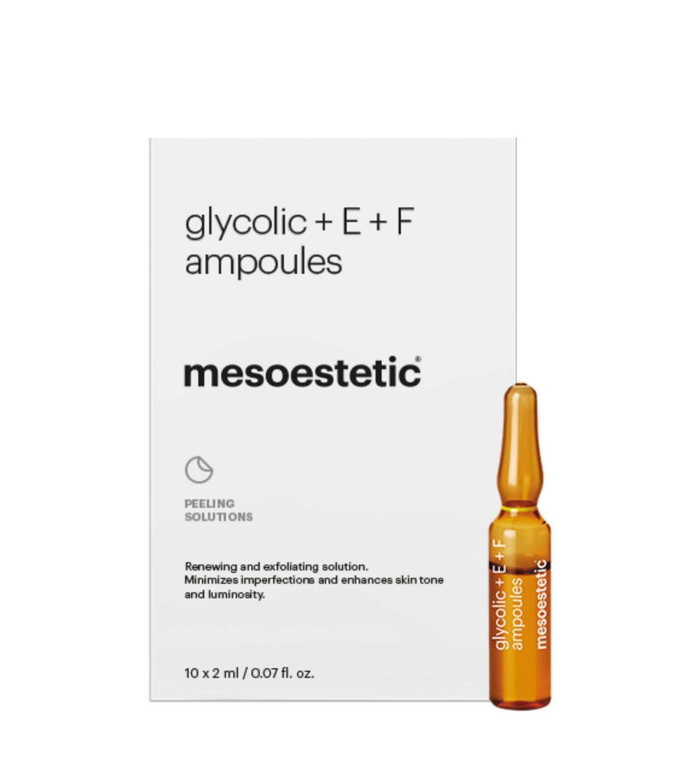 Mesoestetic - Glycolic+E+F ampullen 10x2ml