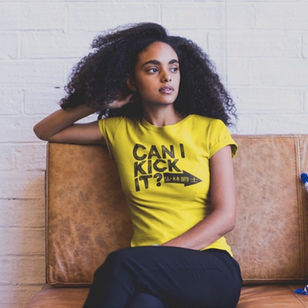 T-shirt graphic for the CAN I KICK IT? movie event series
