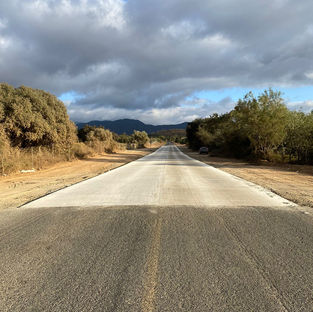 Avanza 50% pavimentación en tramo de Ruta del Vino