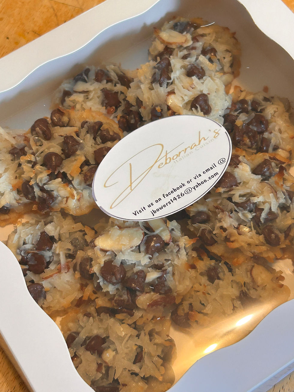 Thumbnail: Almond joy cookies ( available in gluten free) 