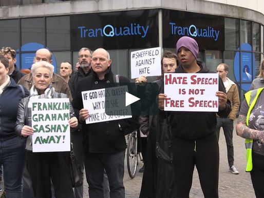 Ponds Forge protest against ‘hate’ preacher visit