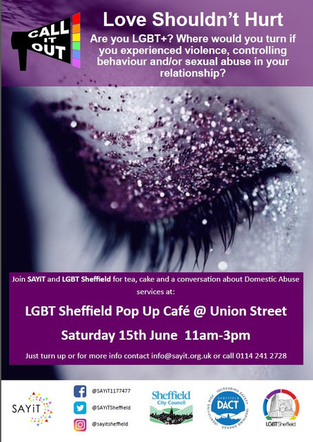 Call It Out: A conversation about Domestic Abuse at the LGBT+ Pop Up Café
