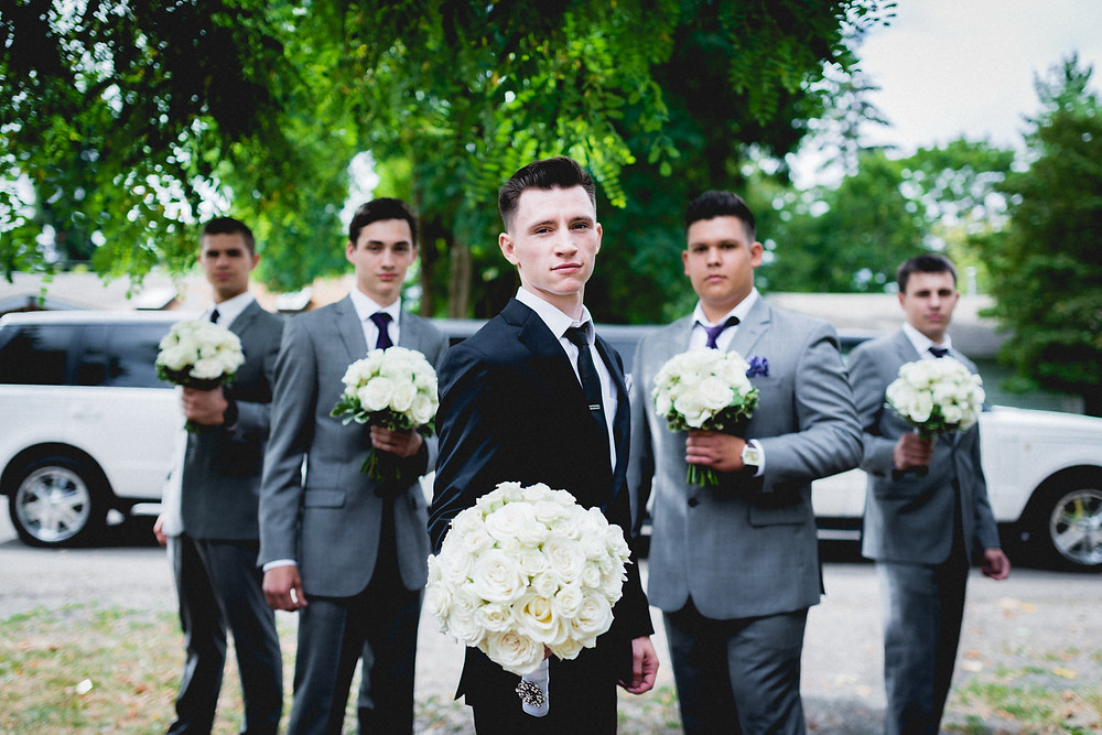 groom and groomsmen by Taras Yasniy Photography