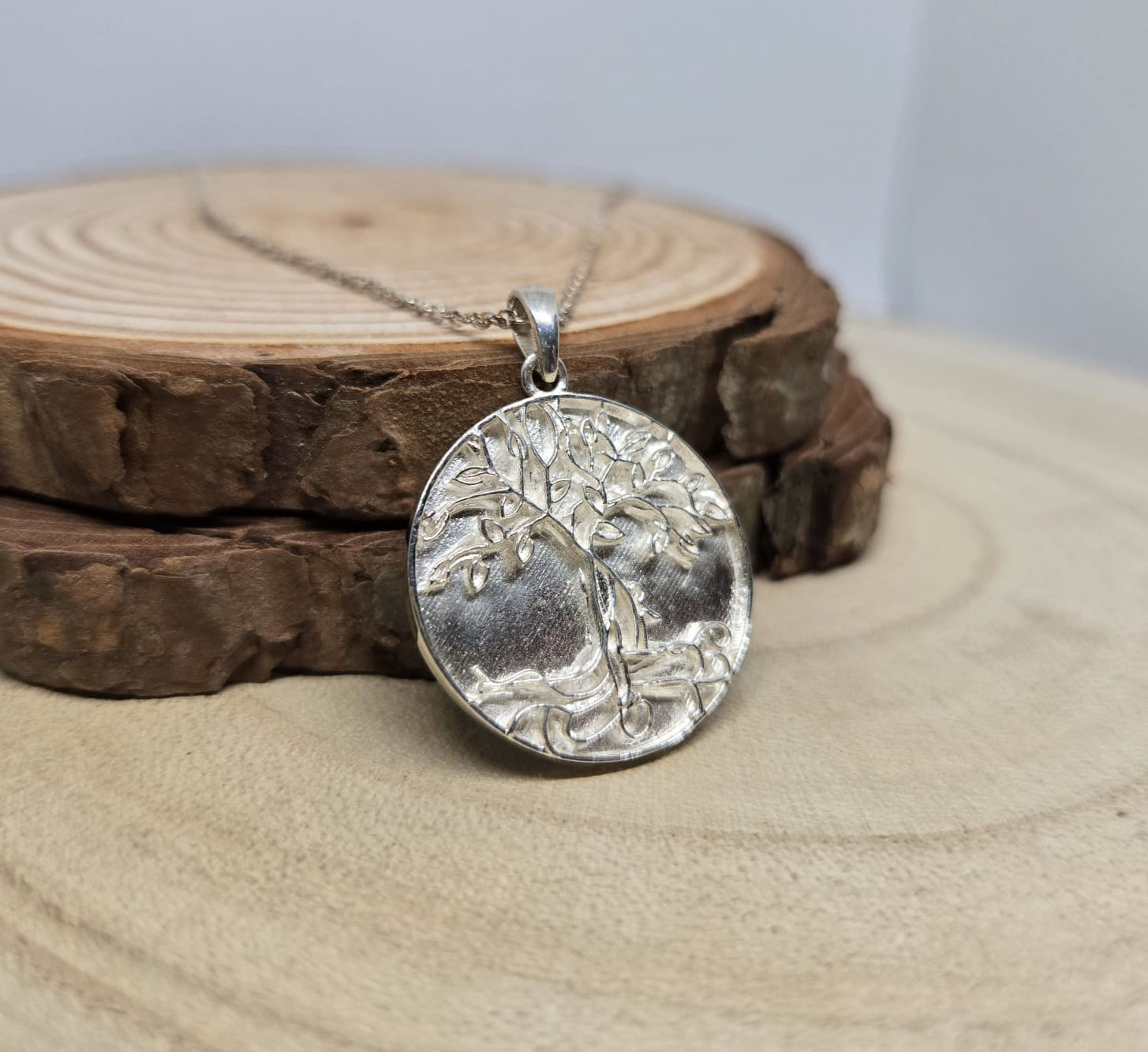 Eternal Whispers Unisex Tree of Life Memorial Pendant