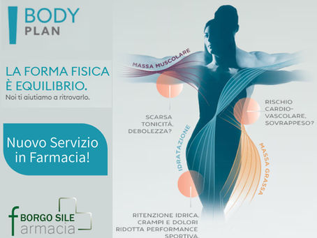 NUOVO SERVIZIO IN FARMACIA: BODYPLAN