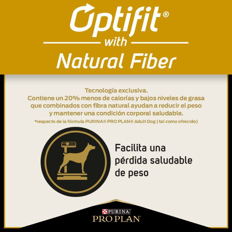 Miniatura: Comida para perros adultos calorias reducidas razas medianas y grandes Pro Plan
