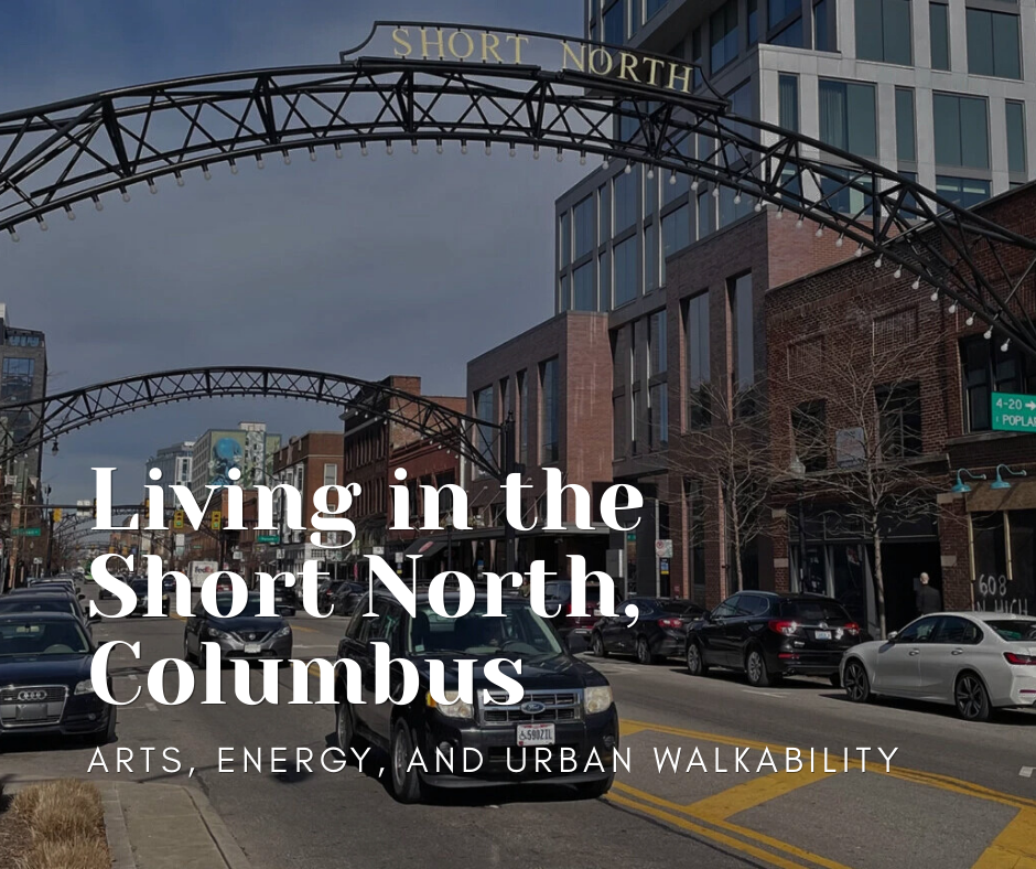 The arches over N. High St. in the Short North, Columbus