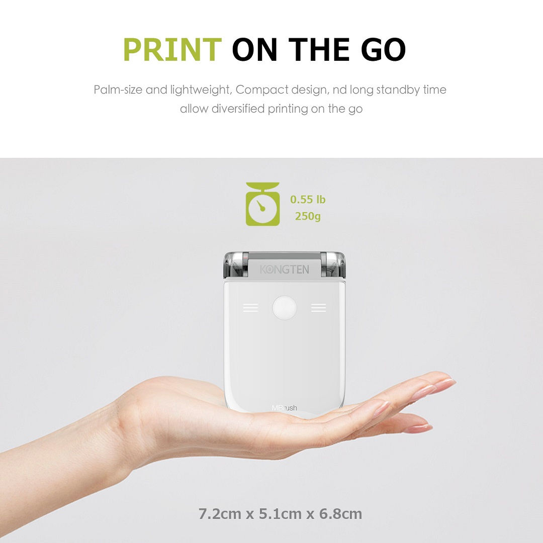 Mbrush Printer Impresora Compacta Portátil