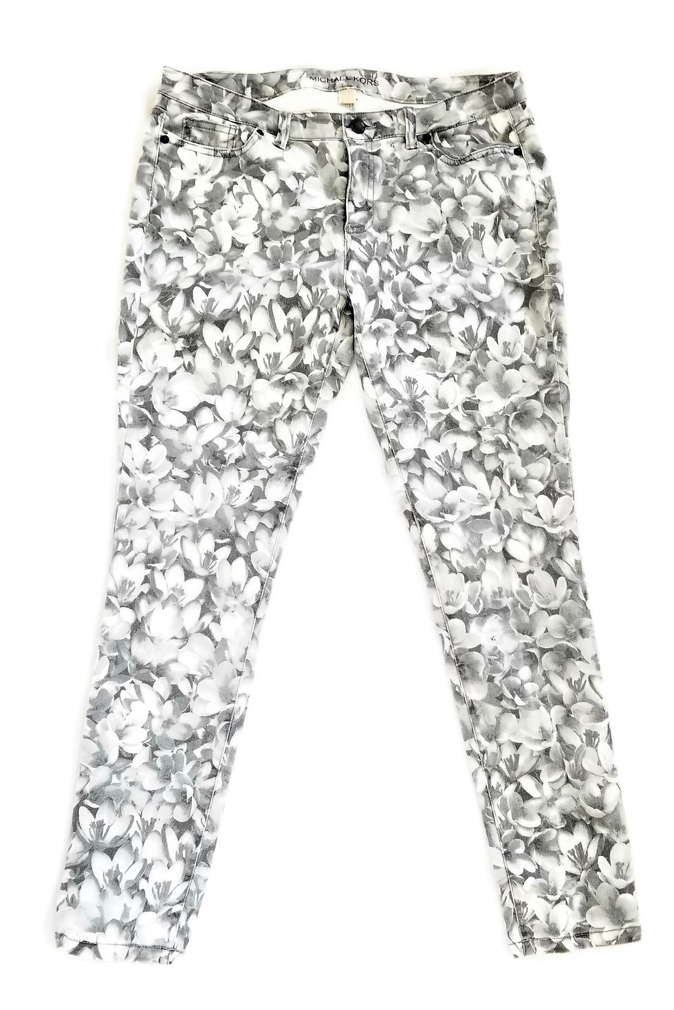 Thumbnail: Michael Kors Wildflower Skinny Jeans 8