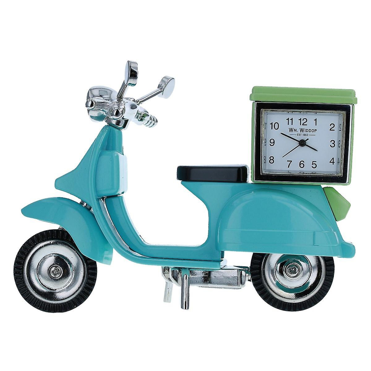 Horloge miniature - Vespa Livraison Bleu