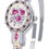 Miniature : André Mouche - ROSE CRYSTAL - Palladium/White & Pink - 039-02161 - Swiss Made