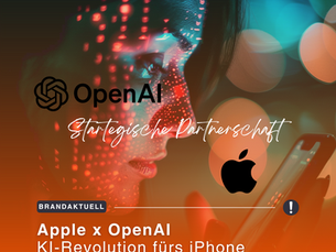 OpenAI x Apple: Partnerschaft bringt Künstliche Intelligenz in iPhones und Co