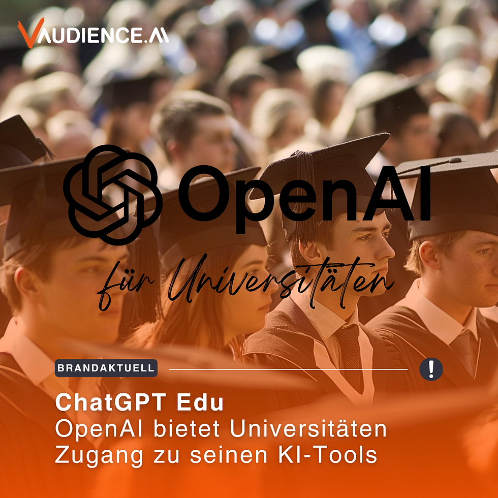 OpenAI bietet Universitäten Zugang zu ChatGPT Edu