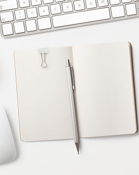 Notepad on Desk