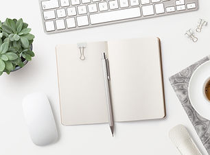 Notepad on Desk