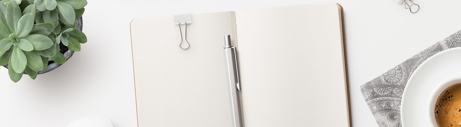 Notepad on Desk