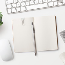 Notepad on Desk
