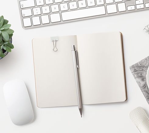 Notepad on Desk
