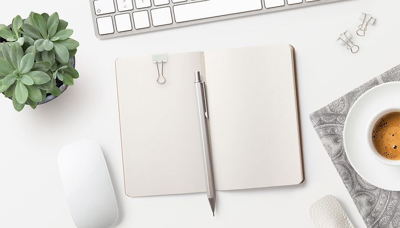 Notepad on Desk