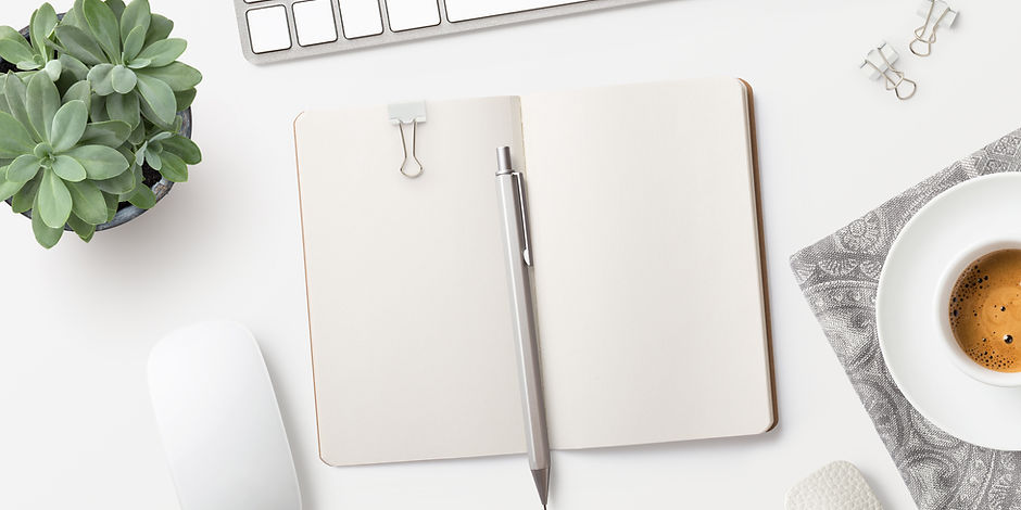 Notepad on Desk