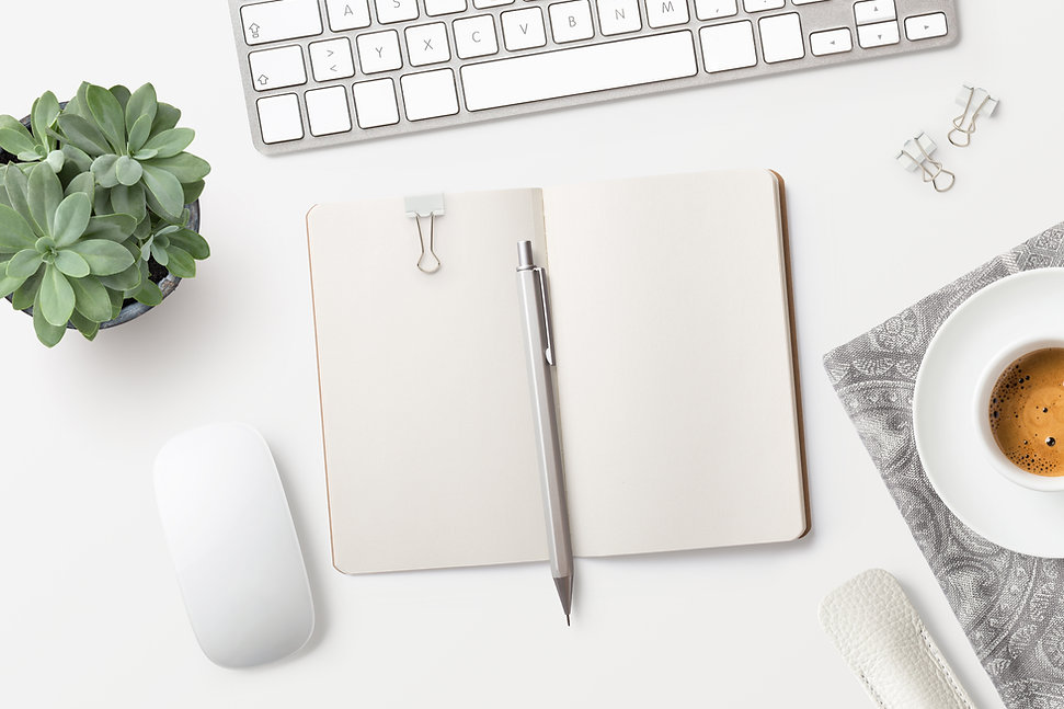 Notepad on Desk