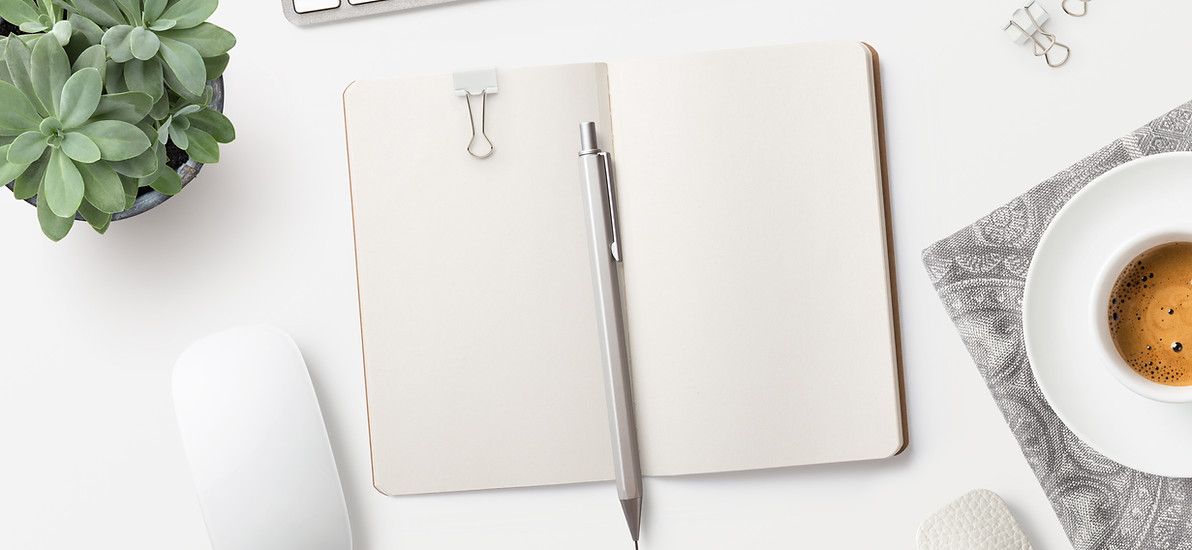 Notepad on Desk