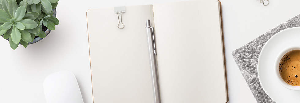 Notizbuch auf dem Tisch